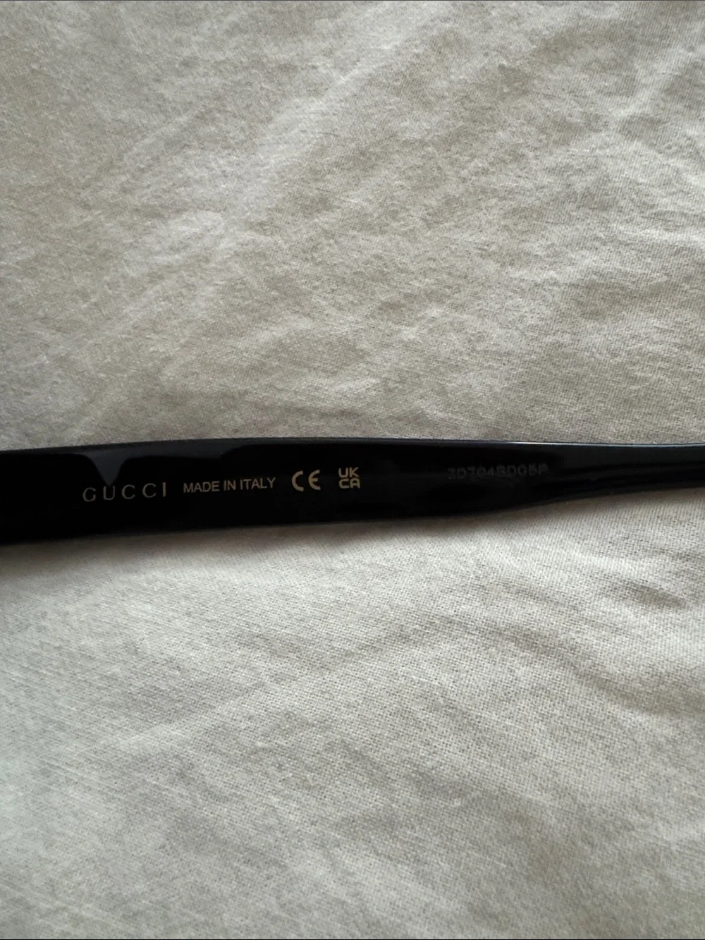 Gucci Black Oversized Square Sunglasses with Branded Pouch